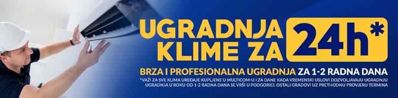 Ugradnja klime iznad